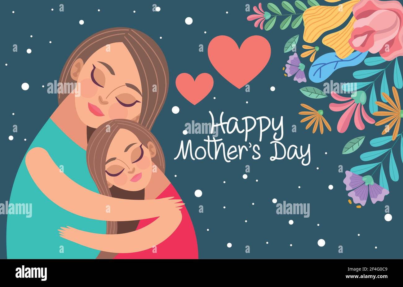 happy mothers day Stock Vector Image & Art - Alamy