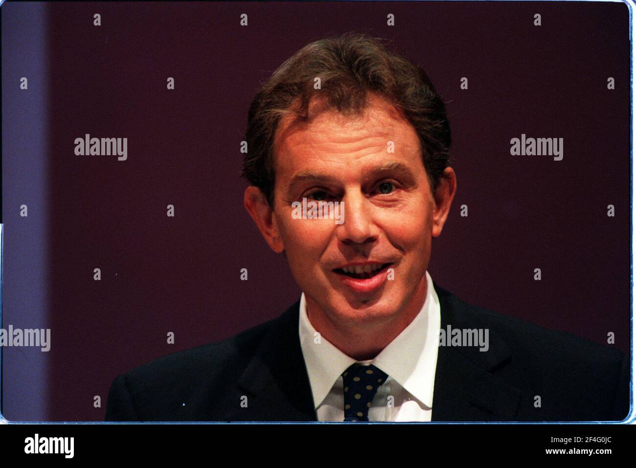Tony Blair at Labour Party Conference 1997 Stock Photo - Alamy