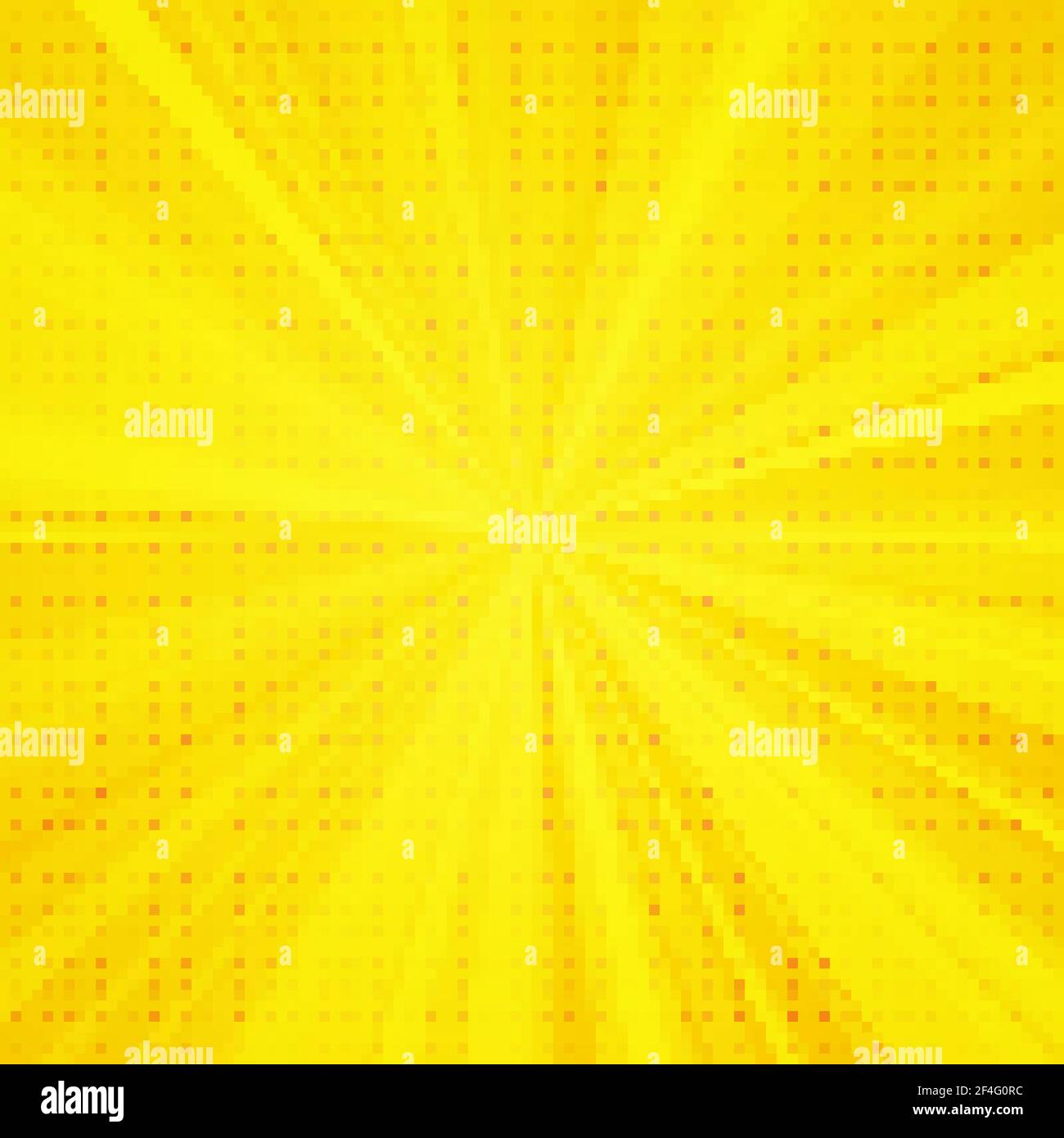 Abstract pixel orange background. Vector illustration Stock Vector