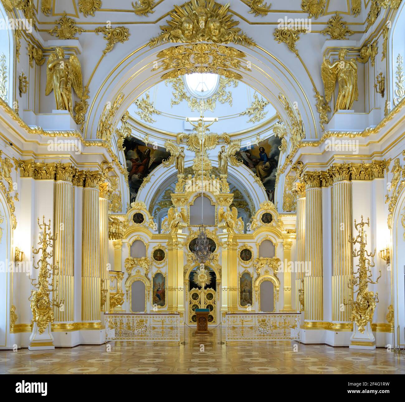 Grand church of the winter palace hi-res stock photography and
