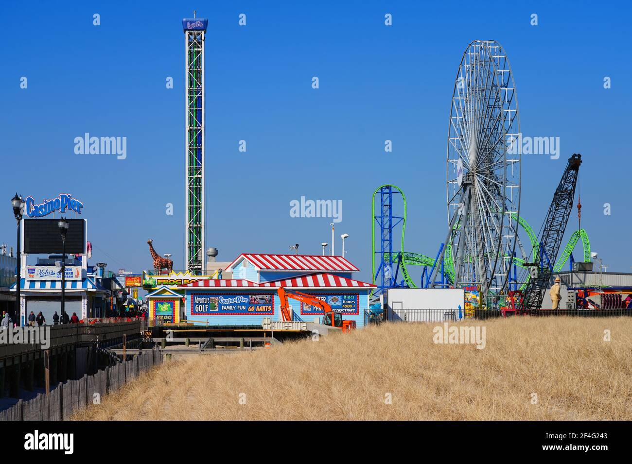 Seaside heights new jersey landmark hires stock photography and images