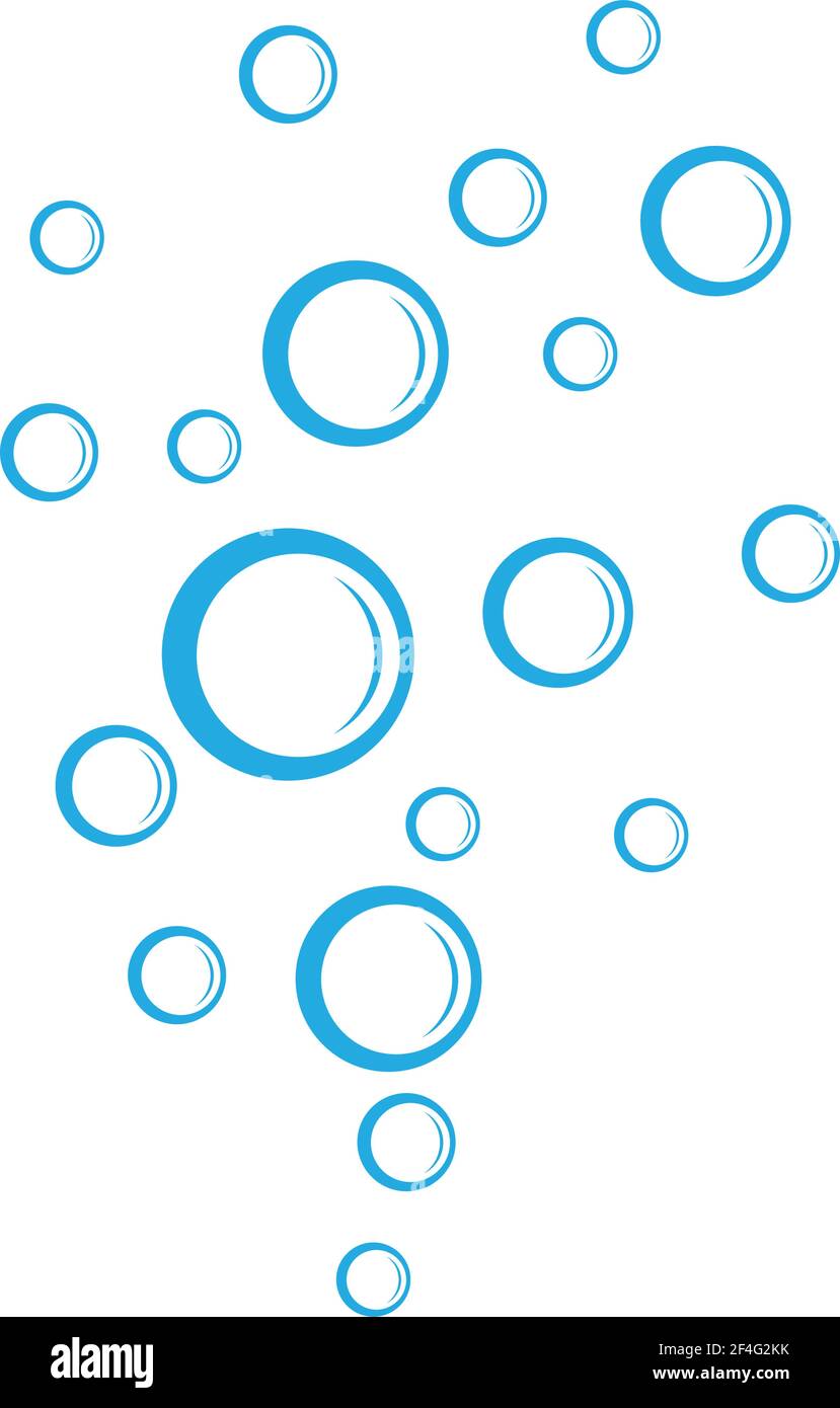 Bubbles water background vector icon illustration design Stock Vector