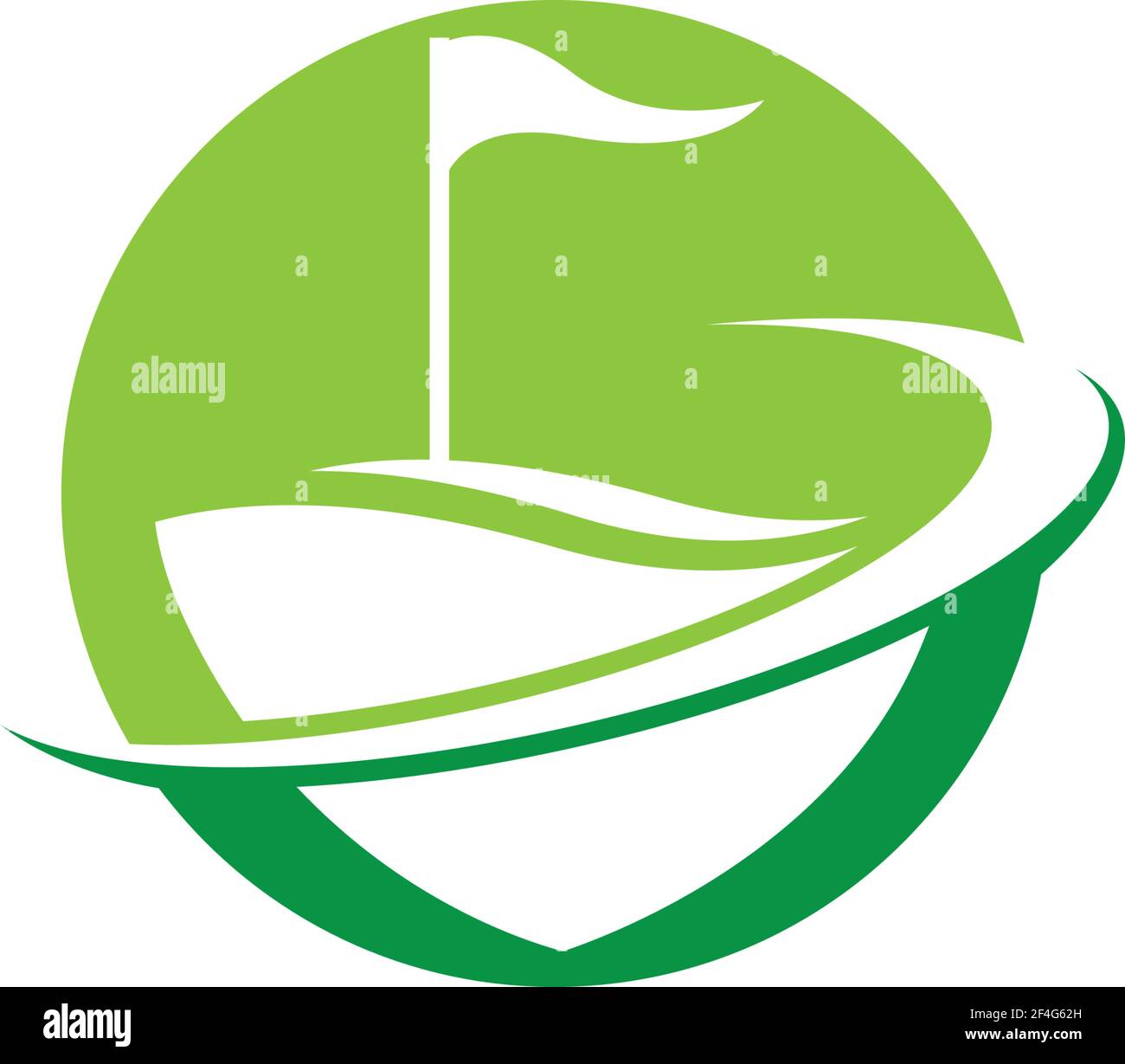 Golf logo template vector icon illustration Stock Vector