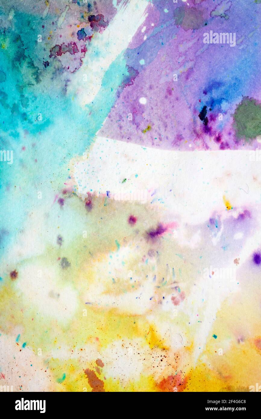 Watercolour Paint and Bleach Tie dye Effect for Background Stock Photo ...