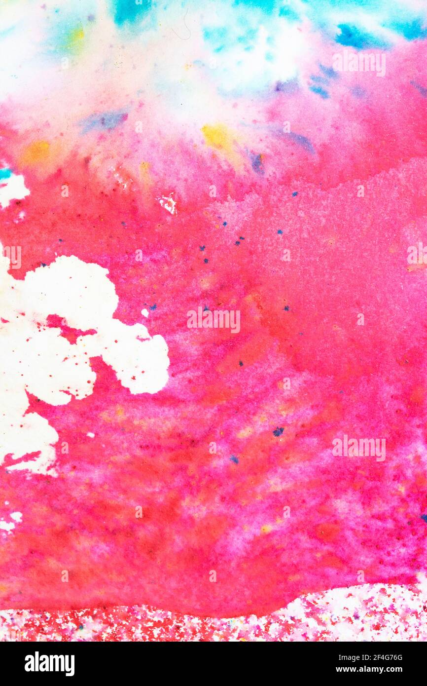 Watercolour Paint and Bleach Tie dye Effect for Background Stock Photo ...