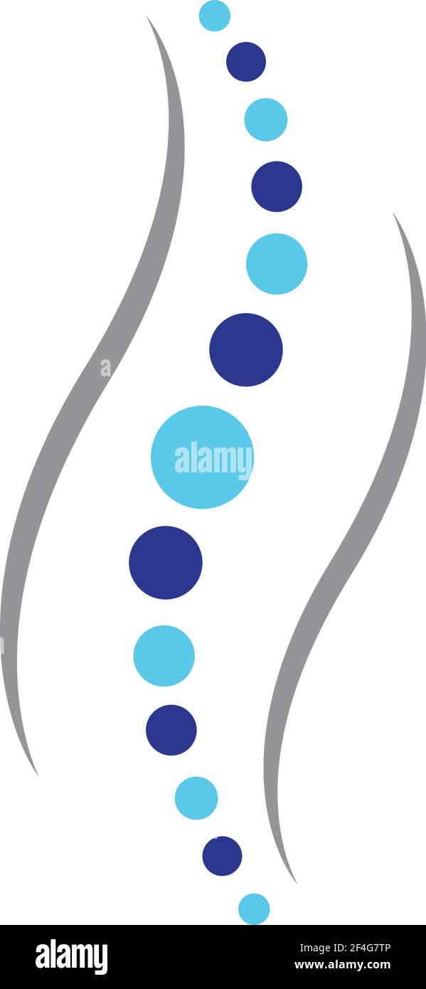 Spine logo template vector icon illustration design Stock Vector Image ...