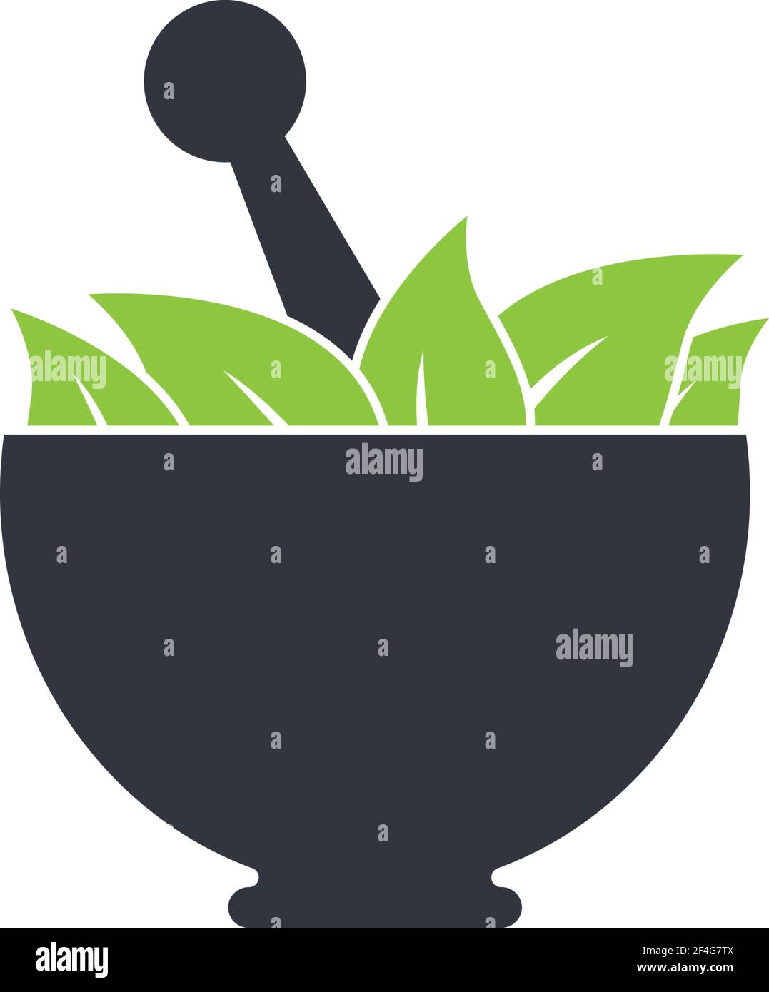 Herbal medicine logo template vector icon illustration Stock Vector ...