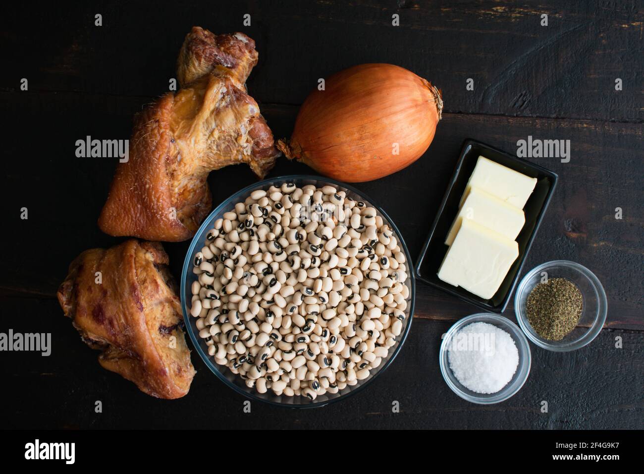 Southern Style BlackEyed Peas Ingredients Dried black eye peas