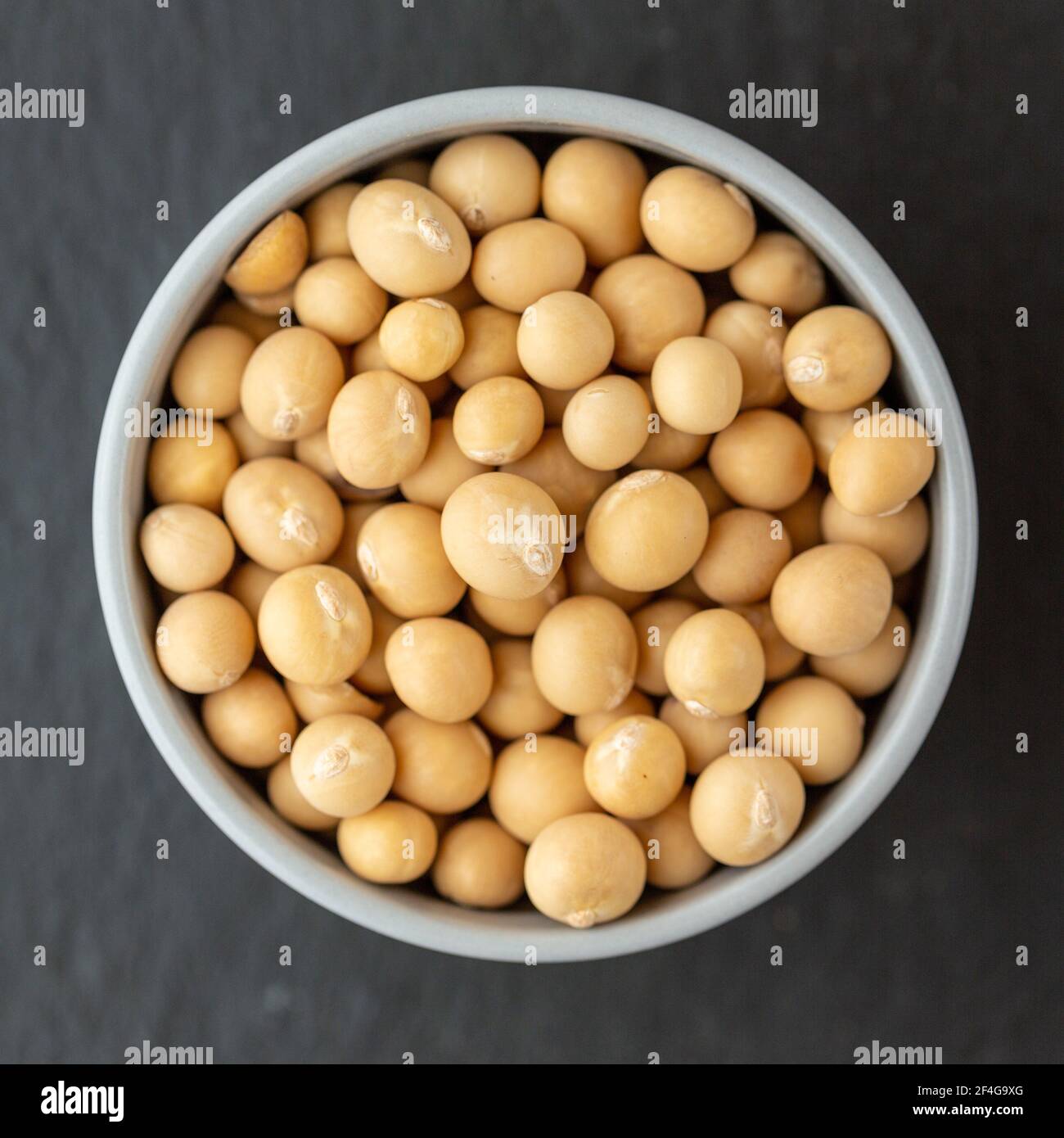Dried bambara beans in a bowl Stock Photo