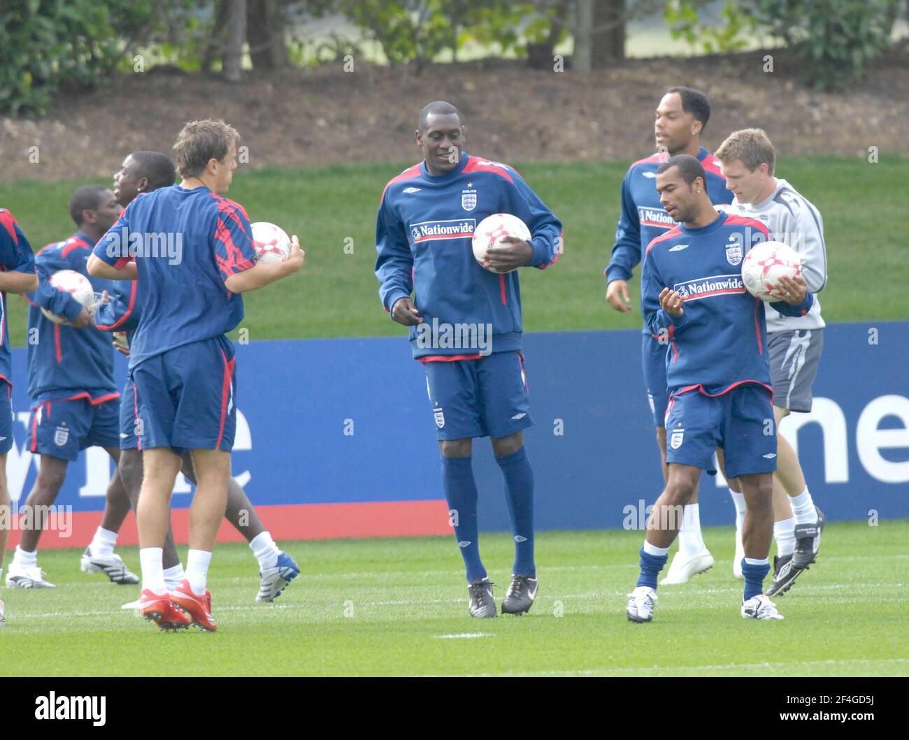 ENGLAND TRAINING AT LONDON COLNEY  7/9/2007 PICTURE DAVID ASHDOWN Stock Photo