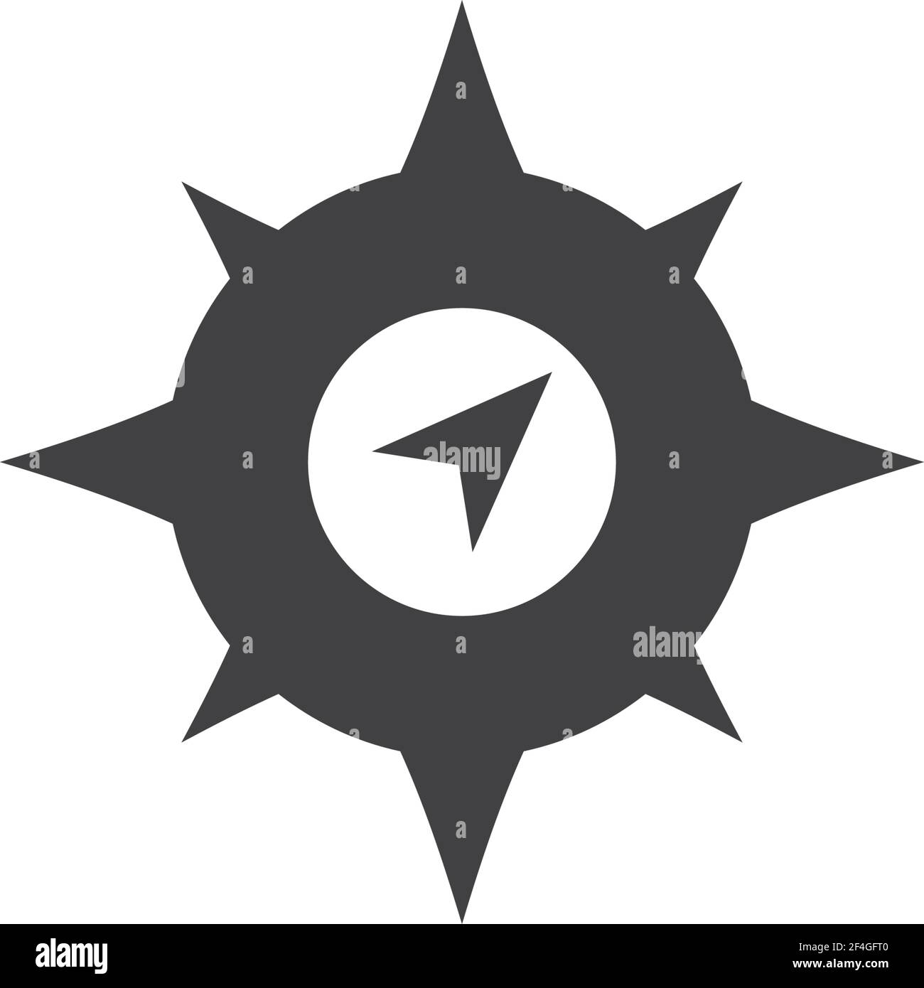 Compass  logo template vector icon illustration Stock Vector