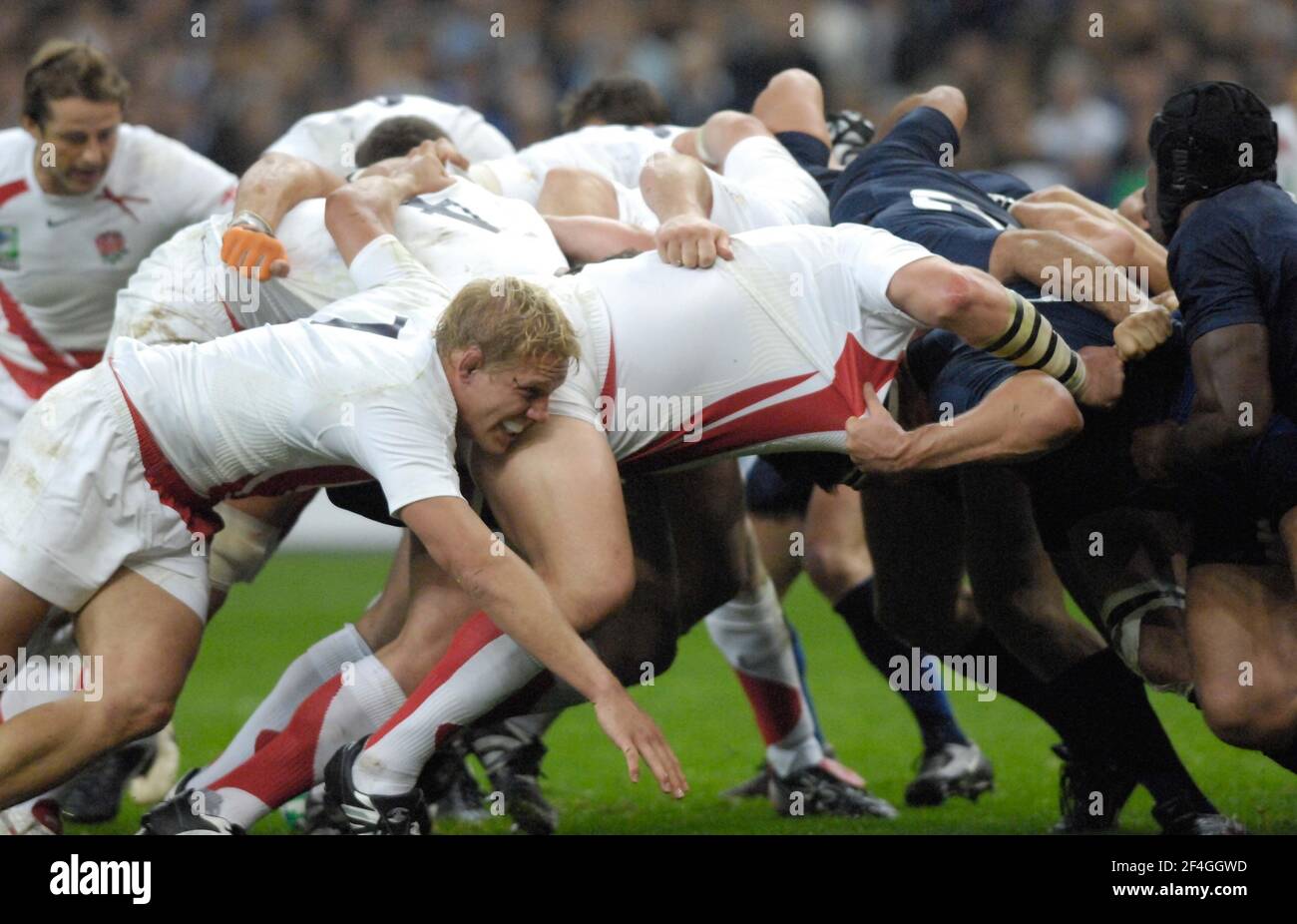 WORLD CUP RUGBY. SEMI-FINAL FRANCE V ENGLAND AT THE STADE DE FRANCE PARIS.  13/10/2007. PICTURE DAVID ASHDOWN Stock Photo