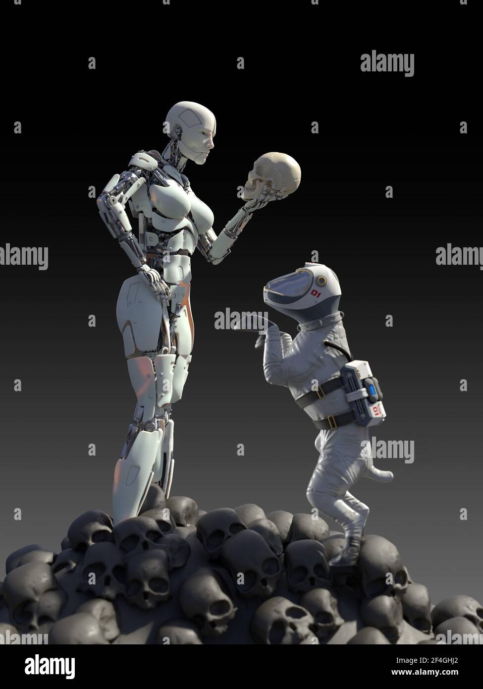 Dead robot hi-res stock photography and images - Alamy