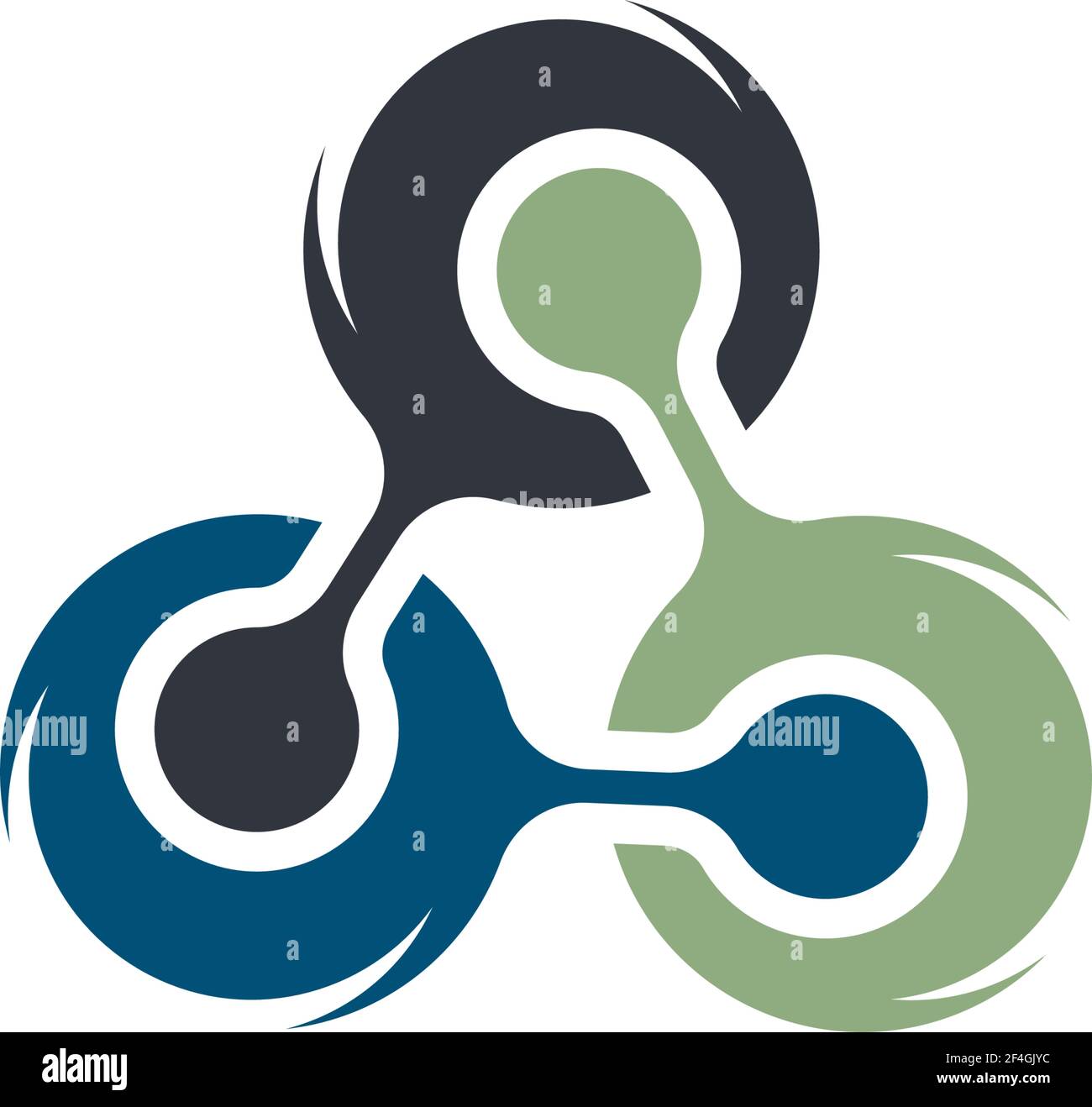 Molecule logo vector icon illustration design Stock Vector Image & Art ...