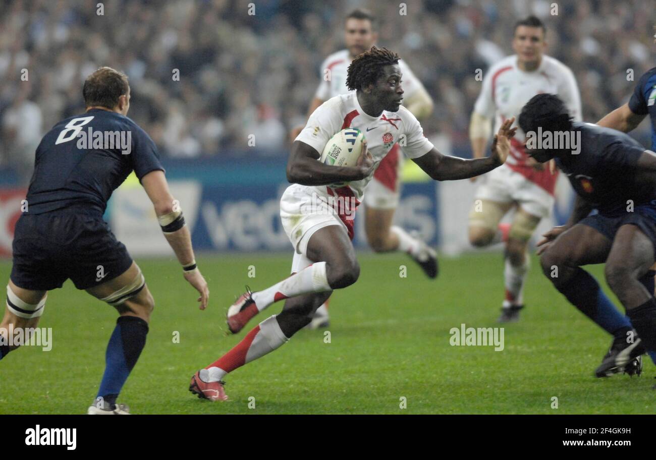 WORLD CUP RUGBY. SEMI-FINAL FRANCE V ENGLAND AT THE STADE DE FRANCE PARIS.  13/10/2007. PAUL SAKEY. PICTURE DAVID ASHDOWN Stock Photo