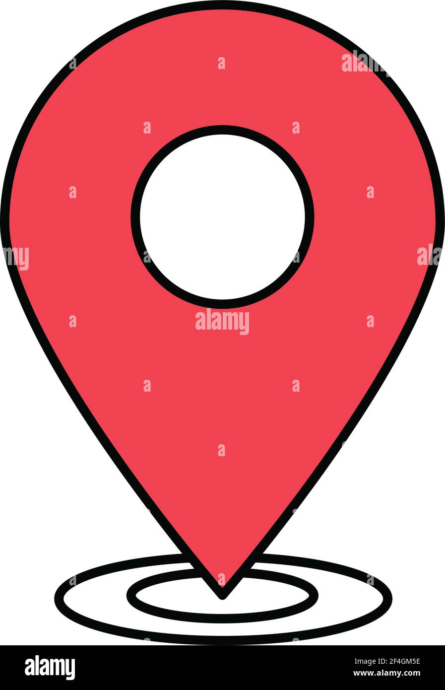 gps navigation pointer location isolated Stock Vector Image & Art - Alamy