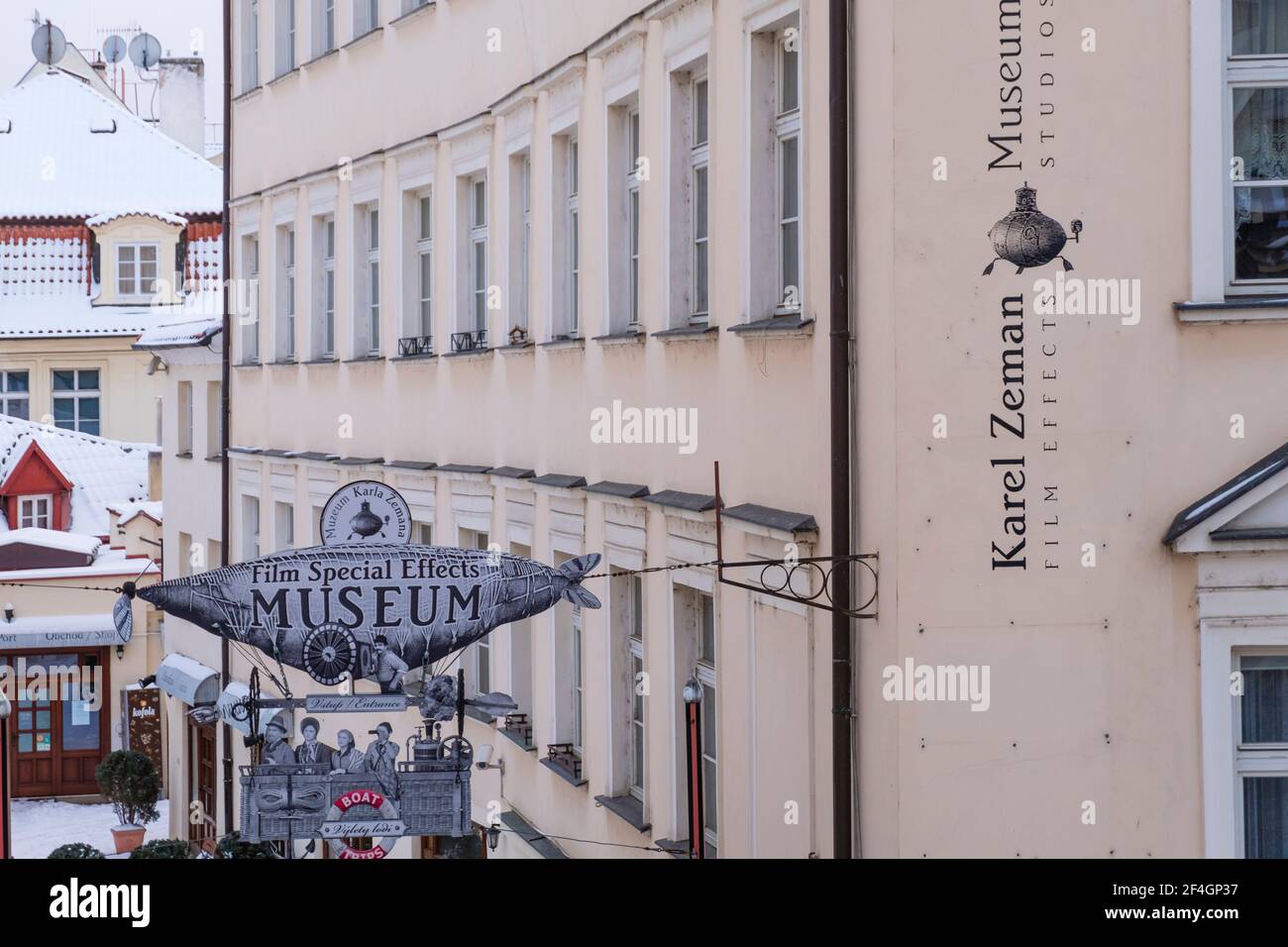 Film Special Effects Museum, Karel Zeman museum, Kampa island, Prague, Czech Republic Stock