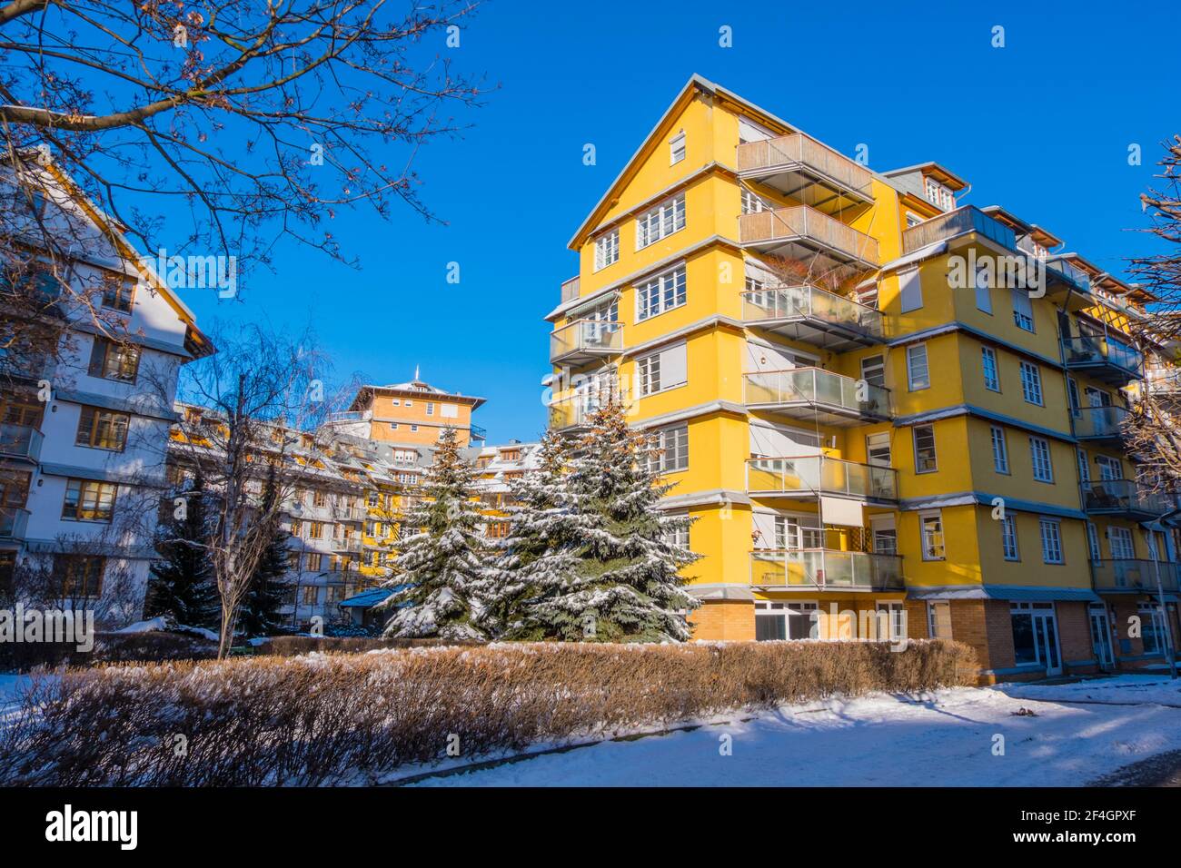 Areal Hvezda Petriny, Petriny housing estate, Veleslavin, Prague, Czech Republic Stock Photo