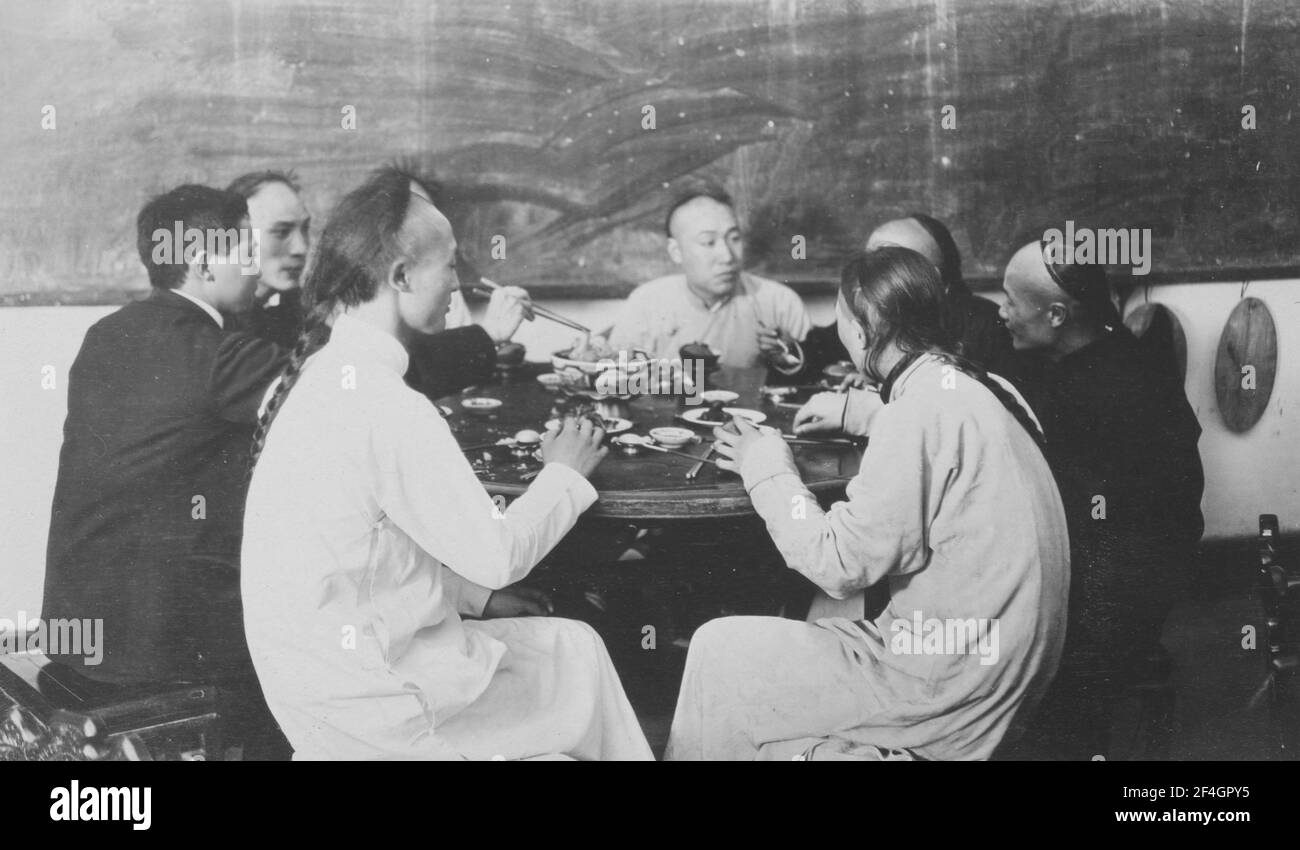 Chinese Men 1900s High Resolution Stock Photography And Images Alamy
