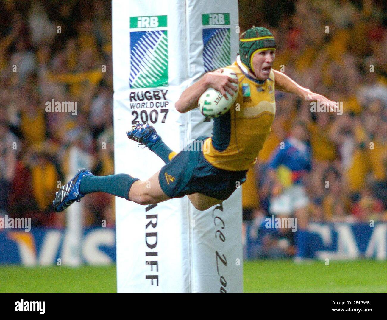 RUGBY WORLD CUP 2007. WALES V AUSTRALIA AT THE MILLENNIUM STADIUM