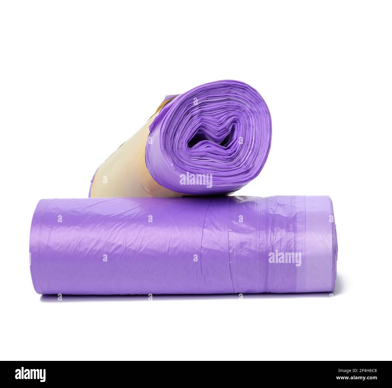 https://c8.alamy.com/comp/2F4H6C8/skein-of-purple-plastic-trash-bags-with-strings-isolated-on-white-background-close-up-2F4H6C8.jpg