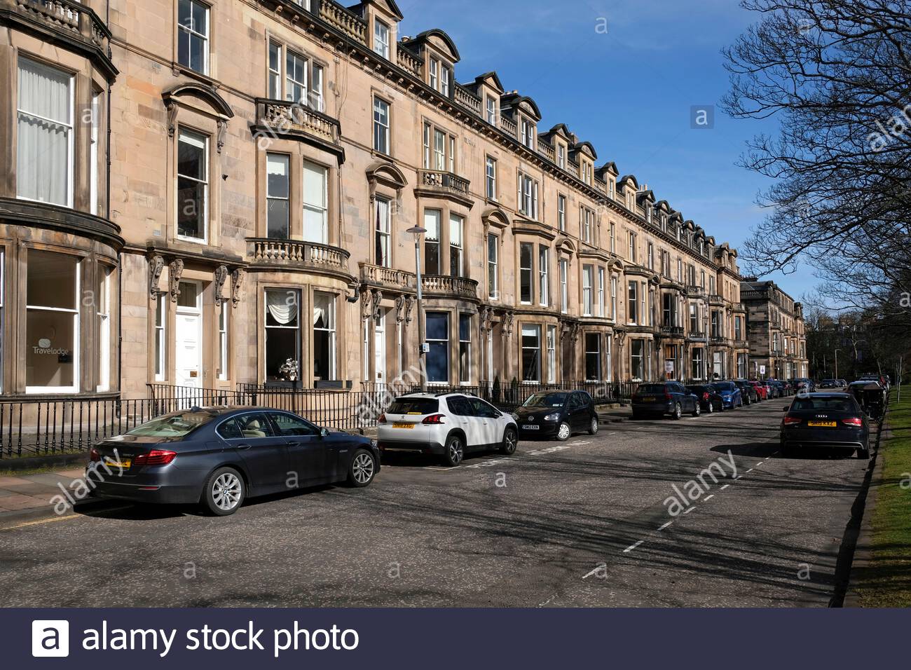 Learmonth Terrace, Edinburgh New Town Streets, upmarket housing