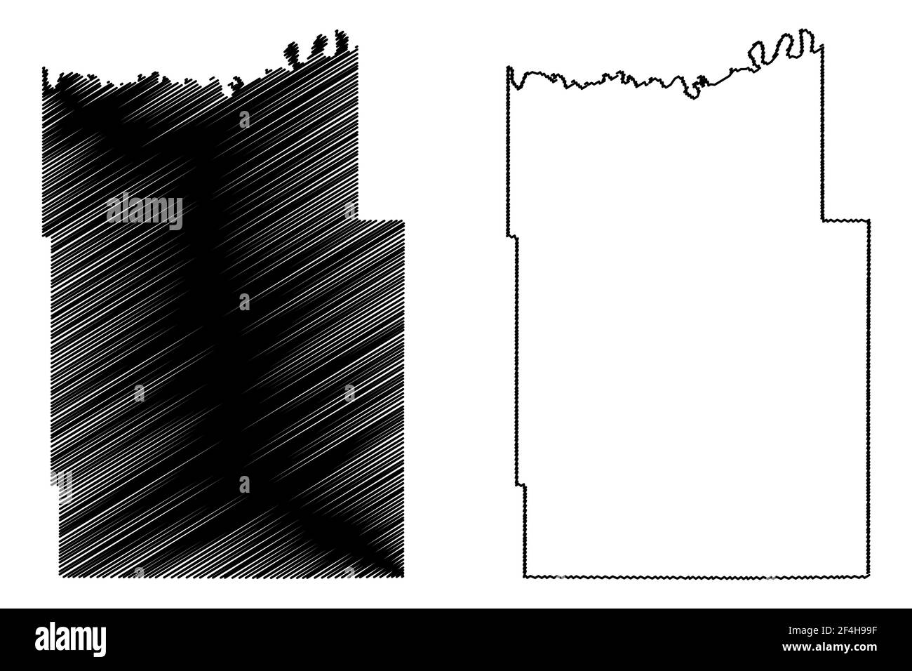 Map of tripp south dakota hires stock photography and images Alamy