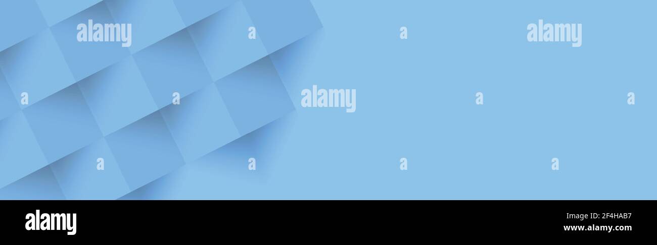 Abstract blue background, web template, squares with shadow - Vector ...