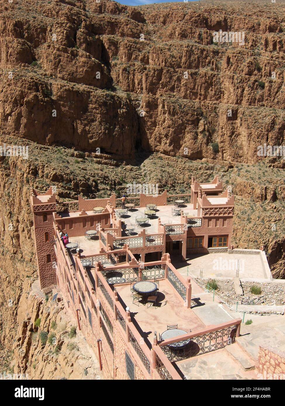 Traditional Moroccan architecture in the stunning Dades Gorge, Morocco Stock Photo