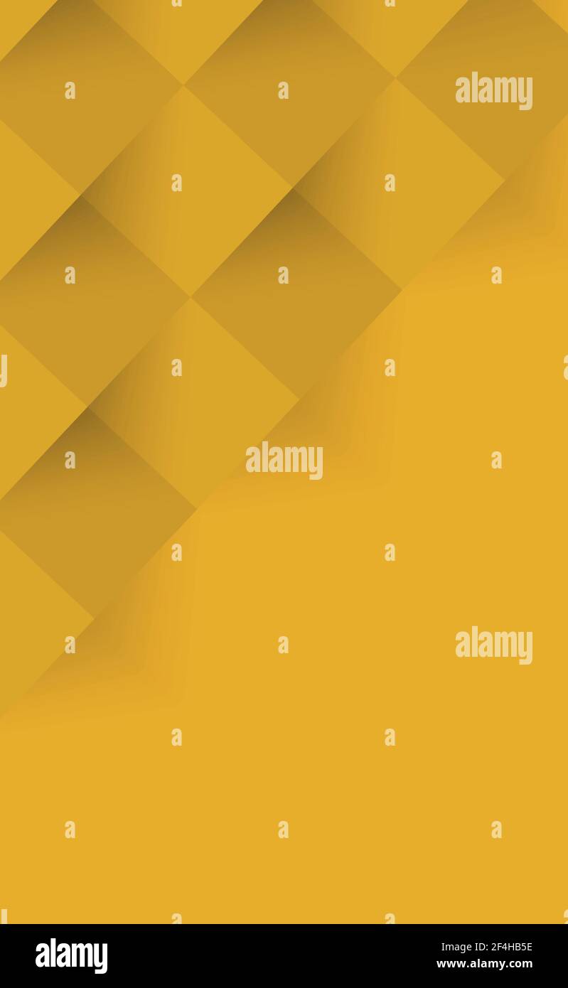 Abstract orange background, web template, squares with shadow - Vector illustration Stock Vector