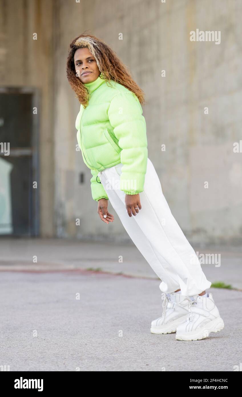 Trendy green sales jacket