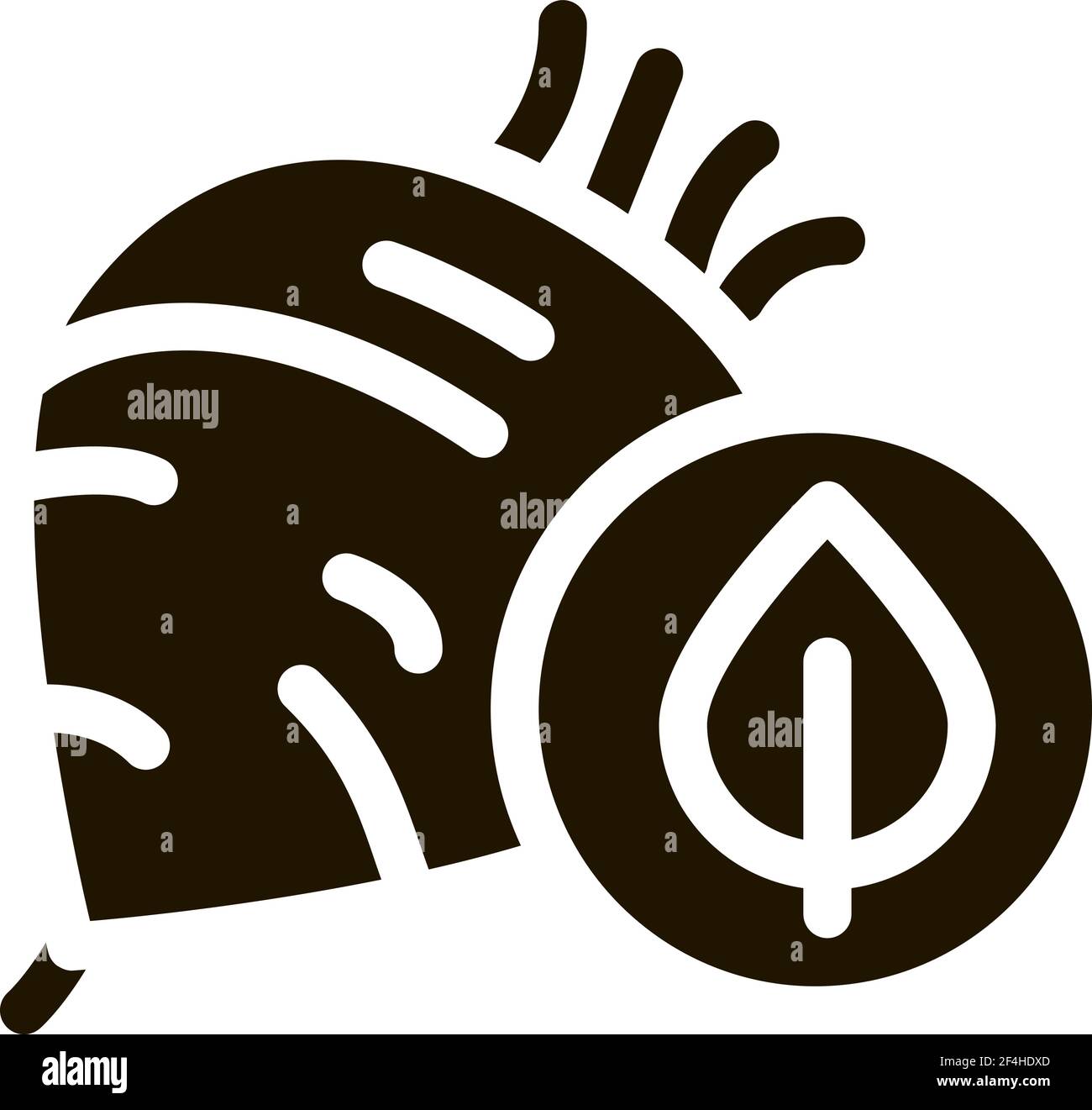 Beet Vegetable Icon Vector Glyph Illustration Stock Vector