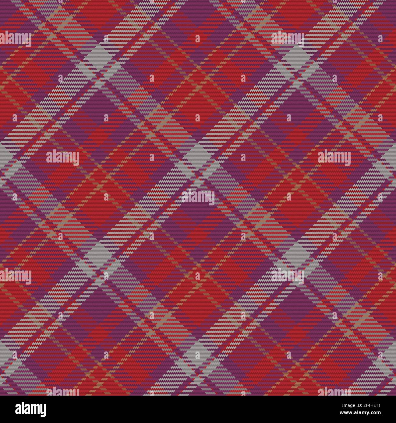 Plaid checkered tartan seamless pattern suitable for fashion textiles and graphics design. Stock Vector