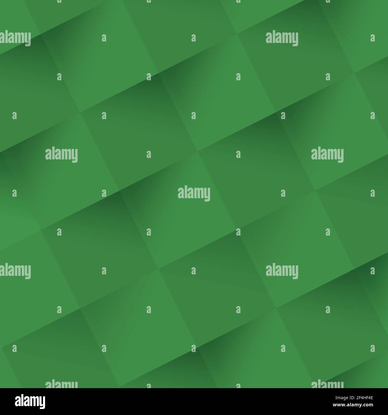 Abstract green background, web template, squares with shadow - Vector illustration Stock Vector