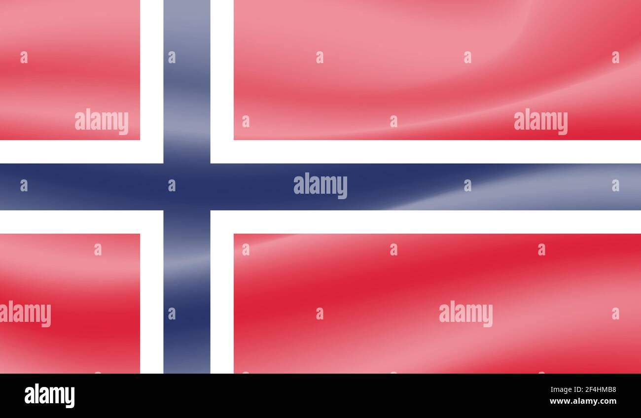 Norway flag with waving grunge texture. Vector background Stock Vector ...
