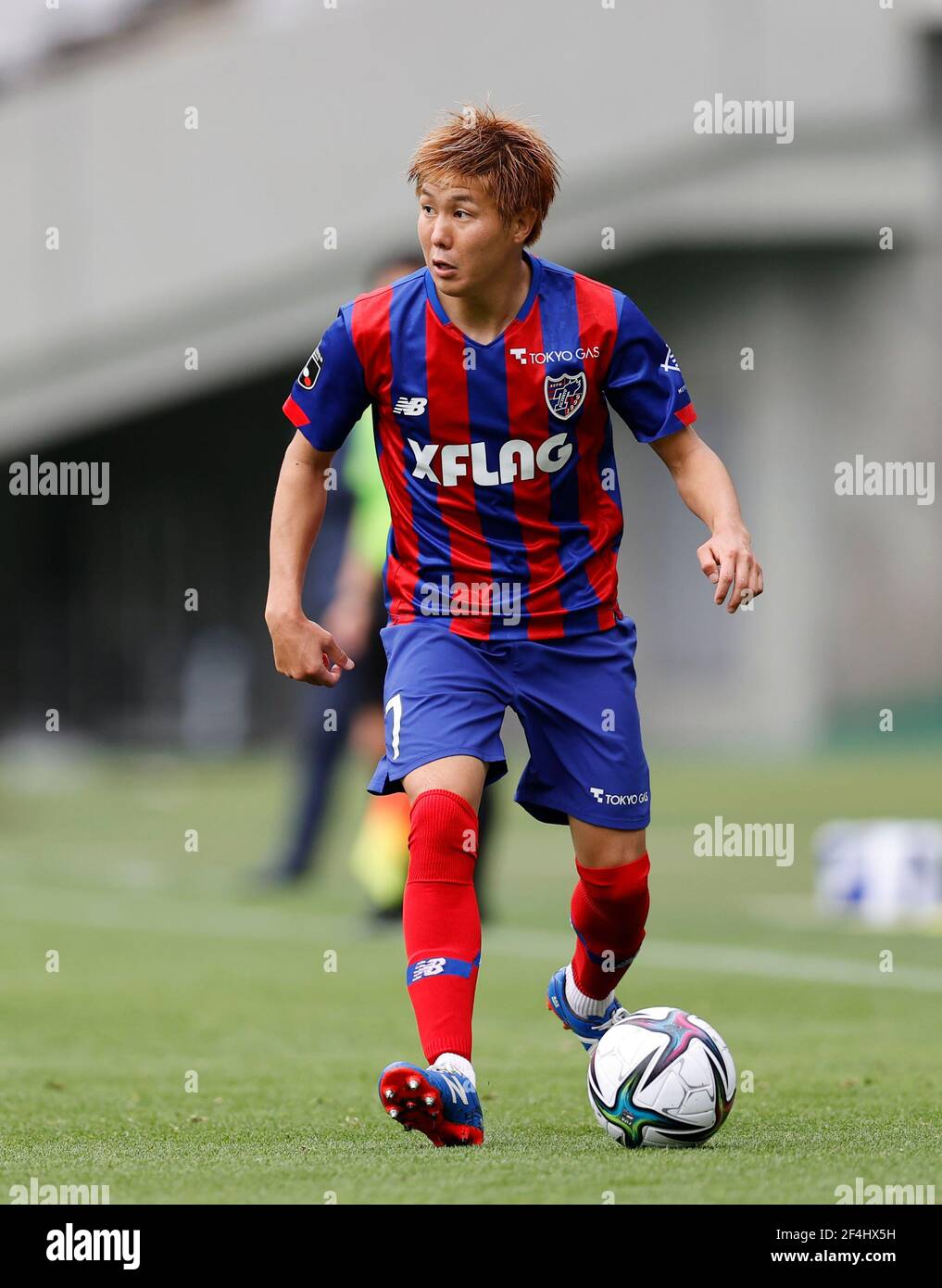 Ajinomoto Stadium, Tokyo, Japan. 21st Mar, 2021. Hirotaka Mita (FC ...