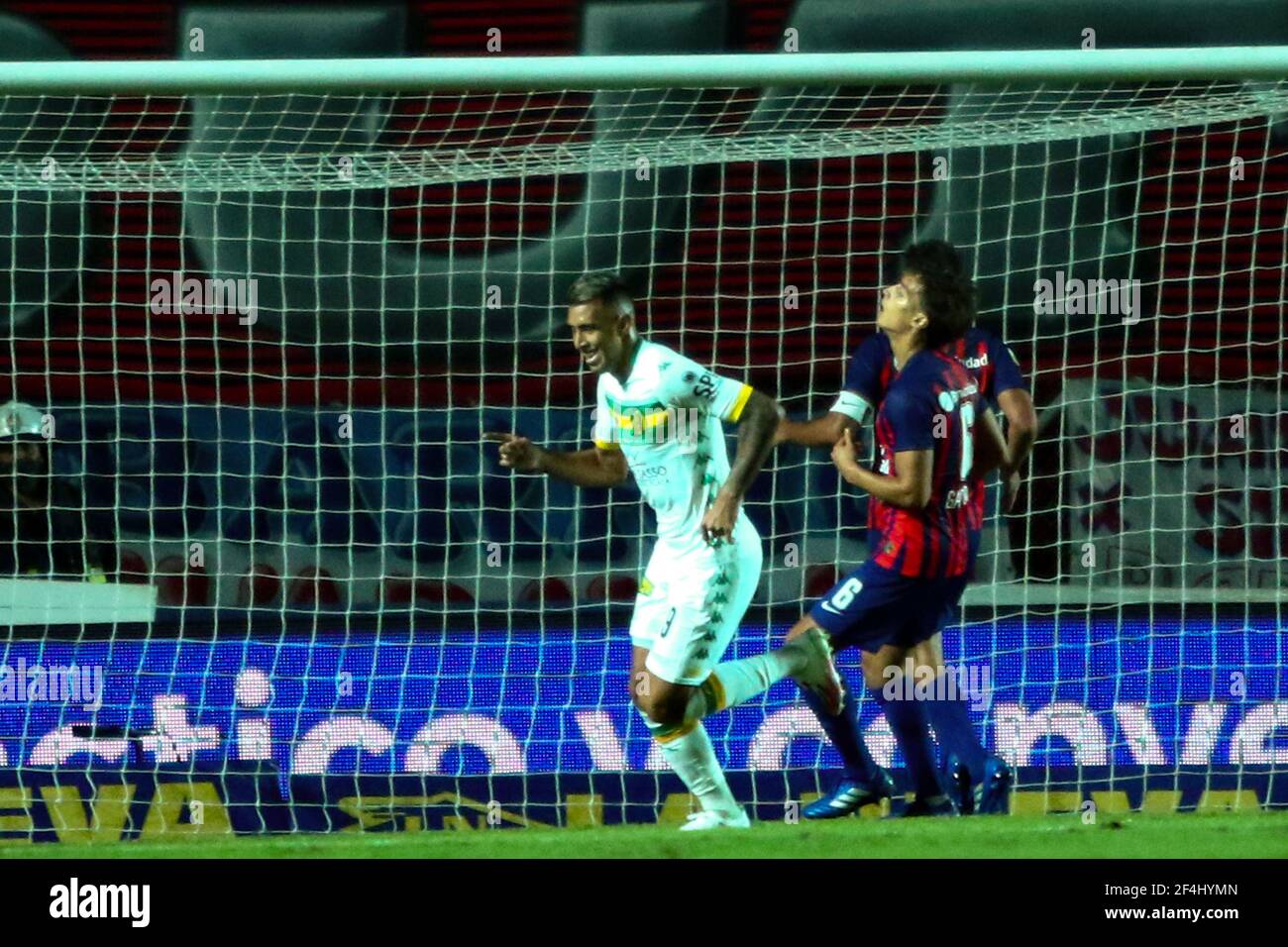 BUENOS AIRES, 21.03.2021: San Lorenzo and Aldosivi during the match for 6th round of Copa Liga Profesional Argentina (Photo; Néstor J. Beremblum) Stock Photo