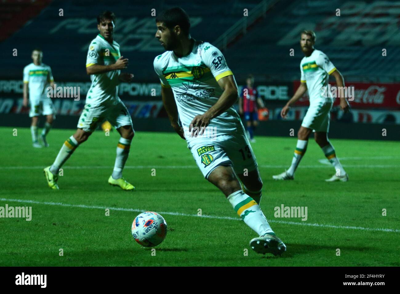 BUENOS AIRES, 21.03.2021: San Lorenzo and Aldosivi during the match for 6th round of Copa Liga Profesional Argentina (Photo; Néstor J. Beremblum) Stock Photo