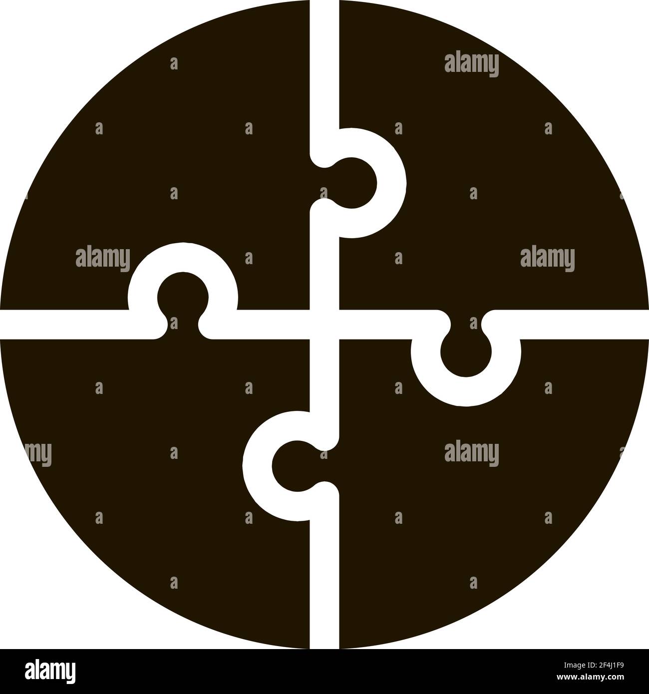 Swot Puzzle Icon Vector Glyph Illustration Stock Vector Image & Art - Alamy