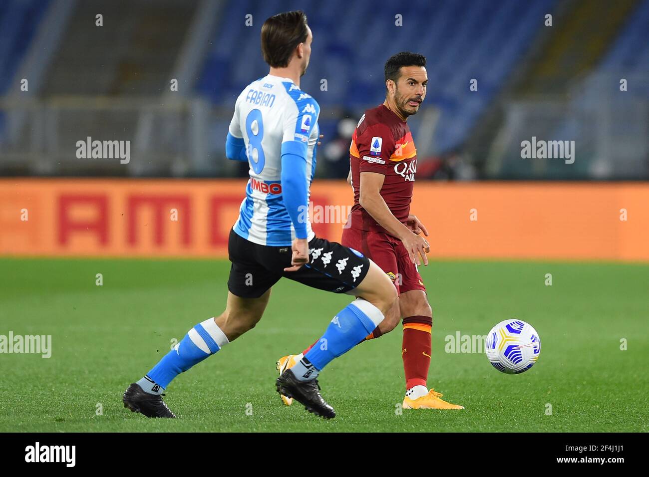 Pedro Roma Rome, Lazio. 21st Mar, 2021. Pedro Rodriguez of Roma in action during ...