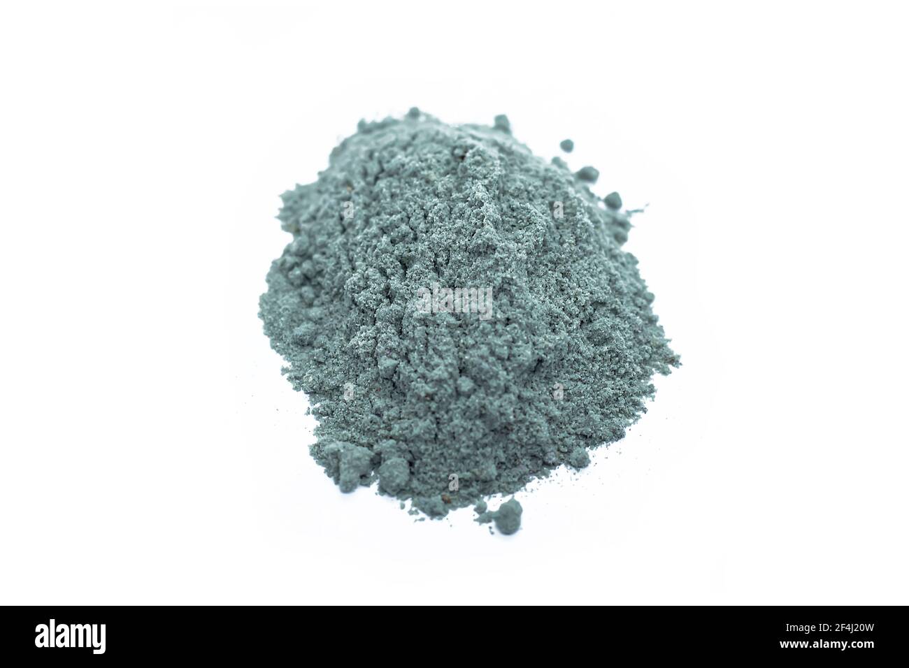 Piles of color powder for Indian Holi festival on white background ...