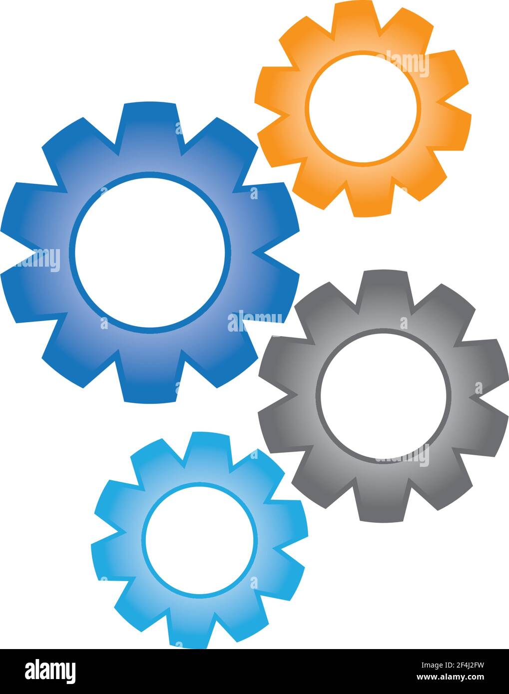 Gear Logo Template vector icon illustration design Stock Vector Image ...