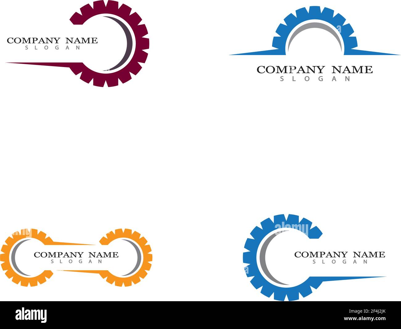 Gear Logo Template vector icon illustration design Stock Vector Image ...