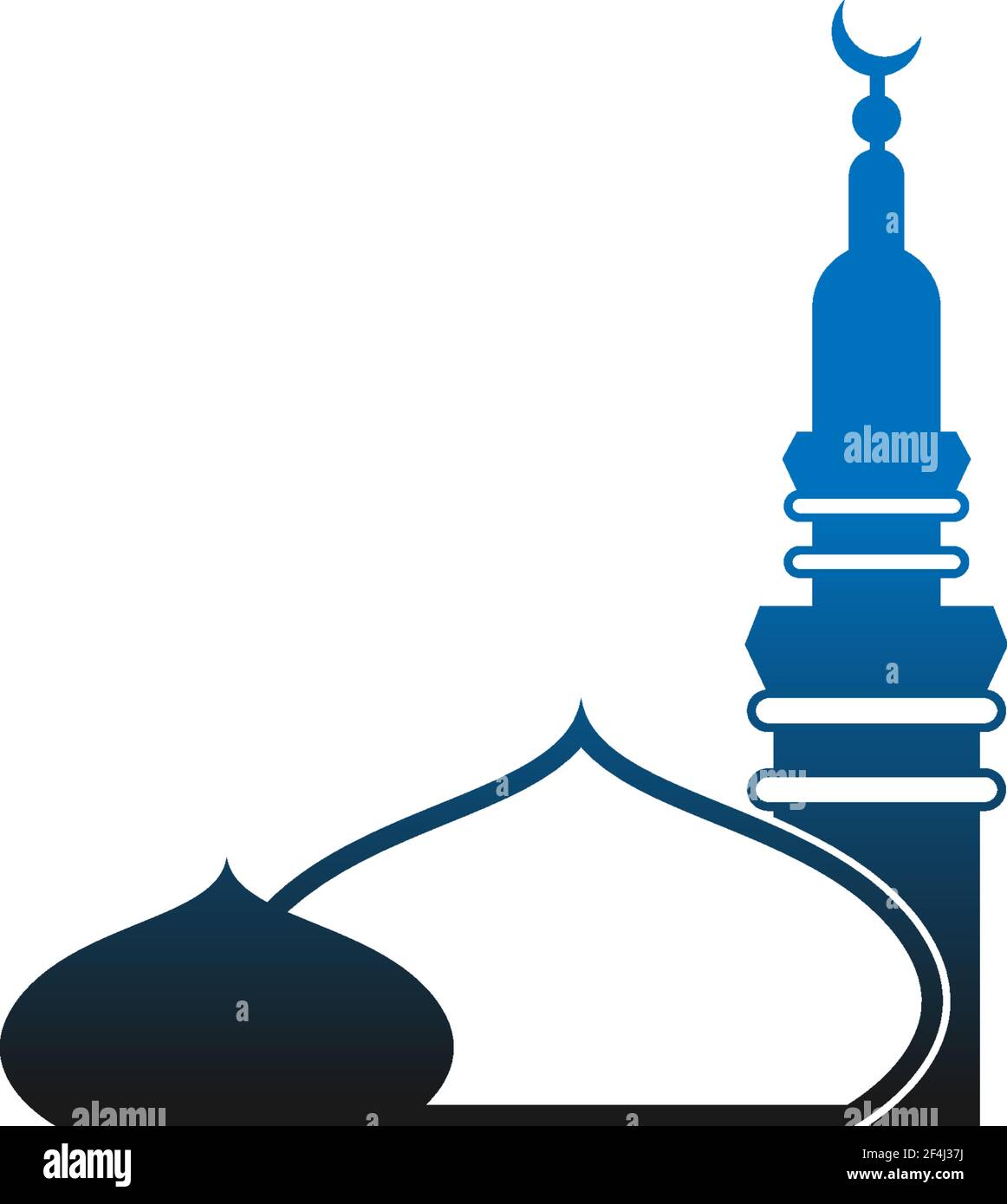 Islamic logo, Mosque icon design vector template illustration Stock Vector