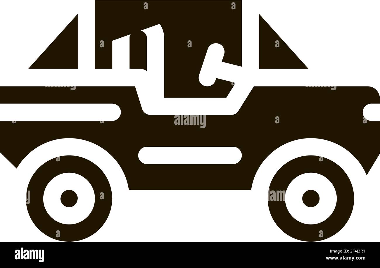 Car Icon Vector Glyph Illustration Stock Vector Image & Art - Alamy