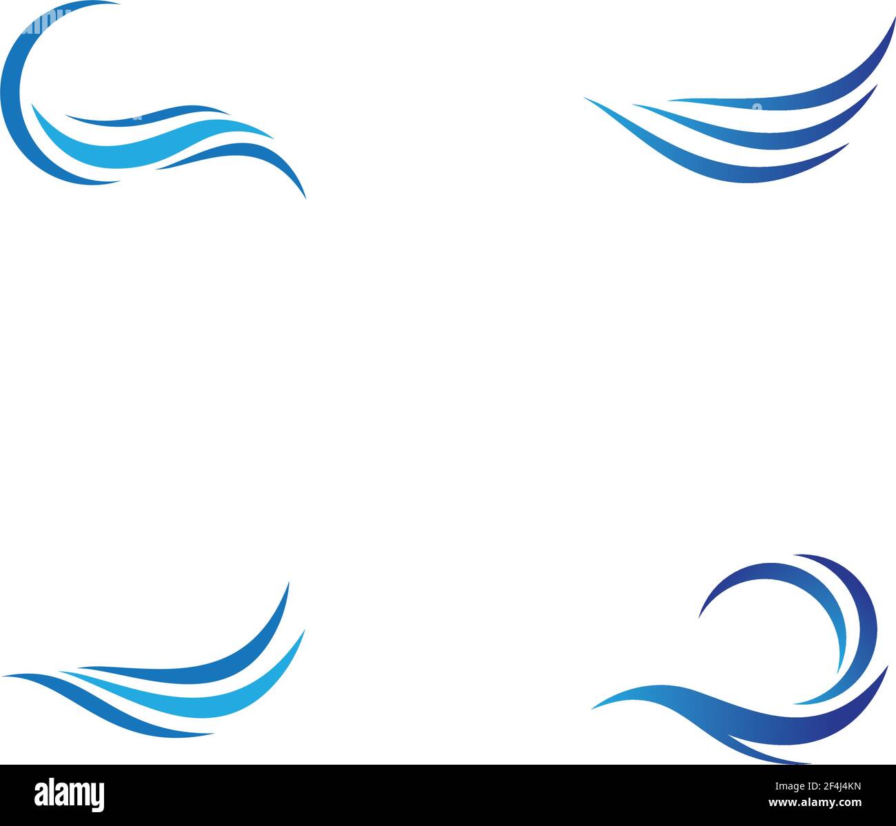 Water wave logo vector icon illustration design Stock Vector Image ...