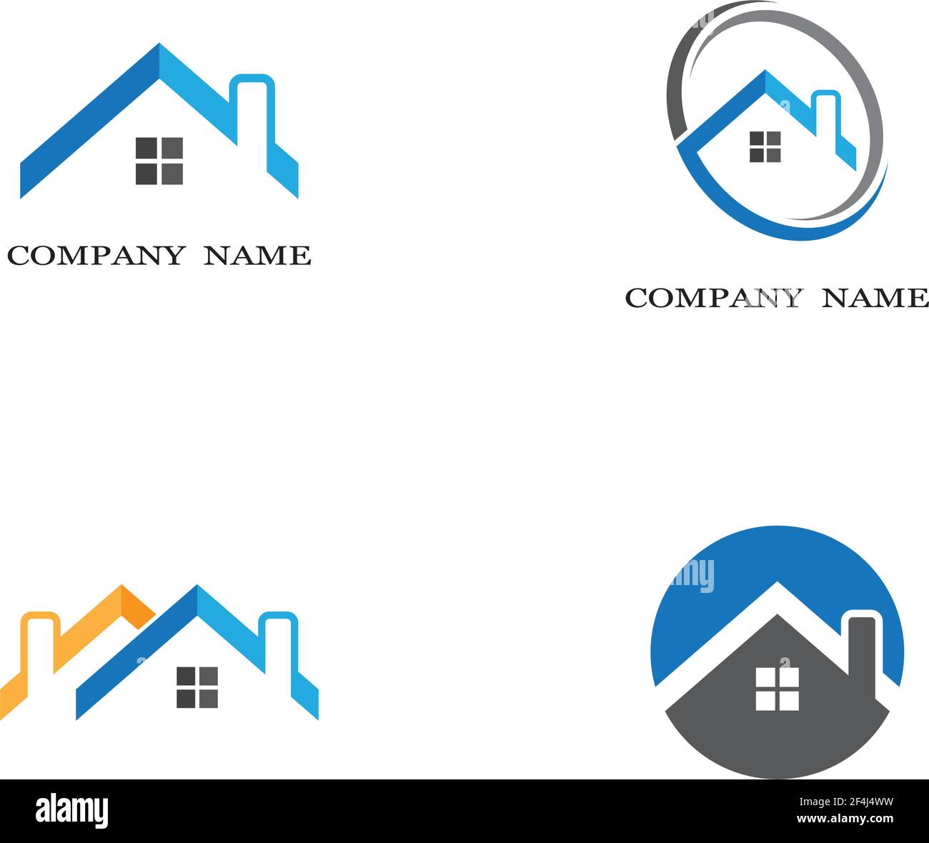 Property logo template vector icon illustration design Stock Vector ...