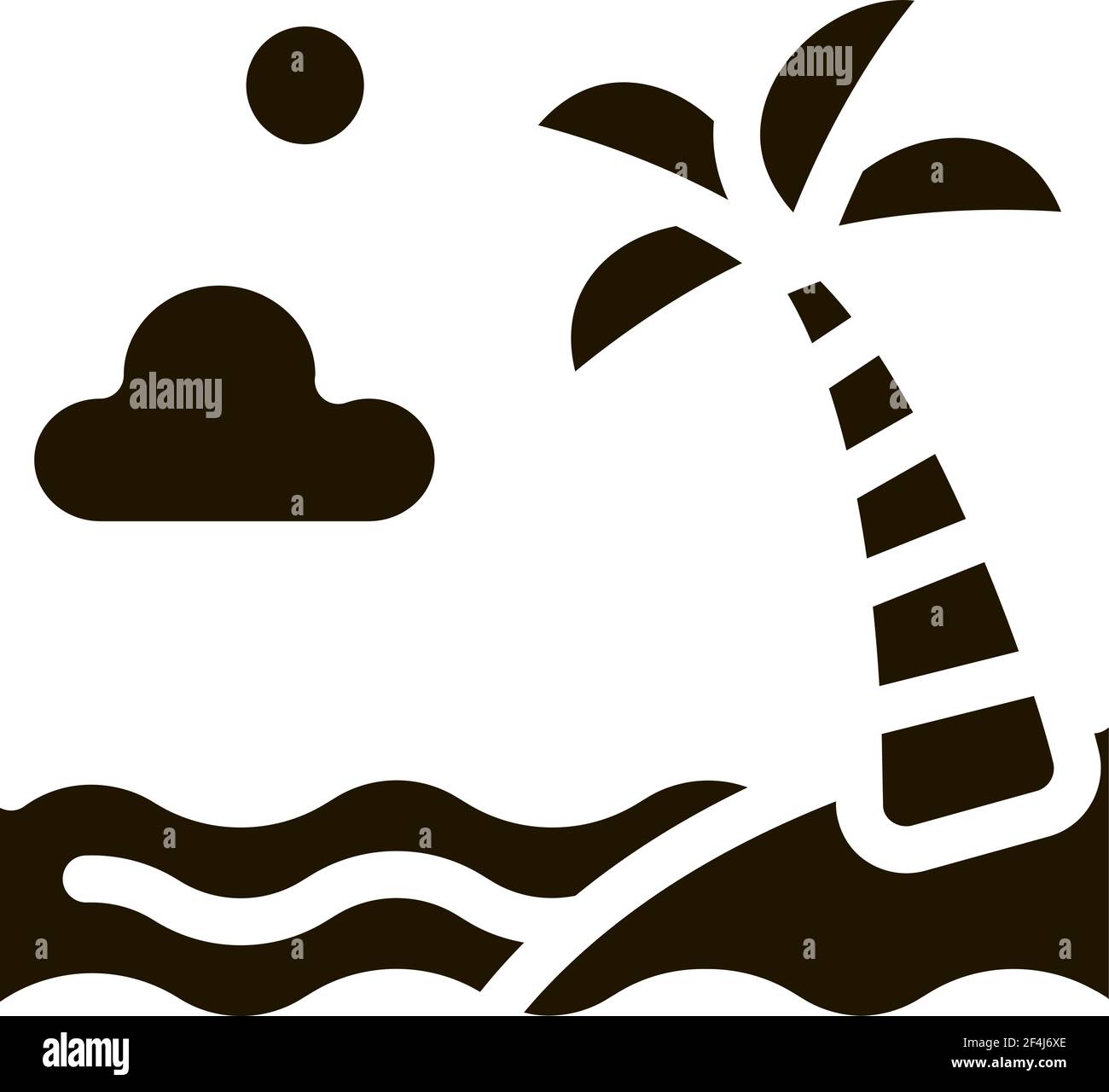 Shoreline city park mountain view Stock Vector Images - Alamy