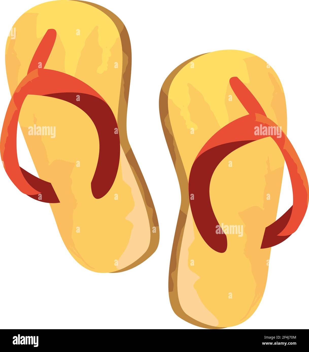 Feet beach sandals Stock Vector Images - Alamy