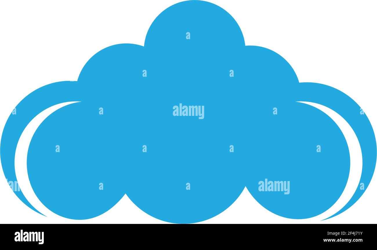 Cloud technology vector logo template design vector Stock Vector Image ...